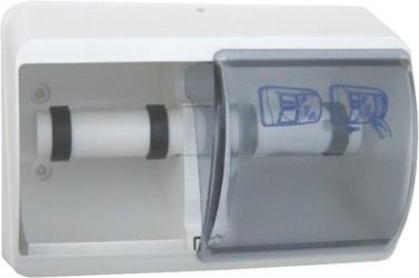 Plastový zásobník toaletního papíru, dvojitý, bílý [1 ks]
