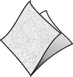 Ubrousky 1-vrstvé, 24 x 24 cm bílé [500 ks]