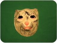 Maska papírová maska - kočička