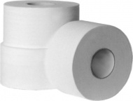 Toaletní papír tissue JUMBO 2-vrstvý s ražbou, O 19 cm, bílý [12 ks]