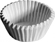 Cukrářské košíčky bílé i na muffiny nebo cupcakes O 50 x 30 mm [100 ks]