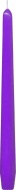 Svíčka kónická 245 mm světle fialová [10 ks]