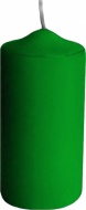 Svíčka válcová O 40 x 80 mm tmavě zelená [4 ks]