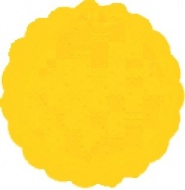 Rozetky PREMIUM O 9 cm žluté [500 ks]