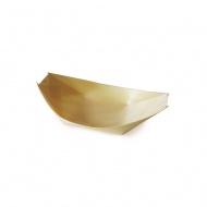 Fingerfood miska dřevěná,lodička 11x7cm(100ks)
