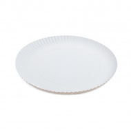 Papírové talíře hluboké  (PAP - 100% celulóza) O 30cm [50ks]