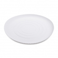 Papírové talíře hluboké  (PAP - 100% celulóza) O 34cm [50ks]