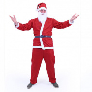 Kostým karnevalový - Santa Claus (bez vousů) pro dospělé