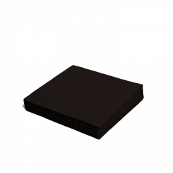 Ubrousky 1-vrstvé, černé (PAP-FSC Mix) 33x33cm [100ks]