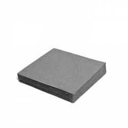 Ubrousky 1-vrstvé, šedé (PAP-FSC Mix) 33x33cm [100ks]