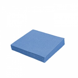 Ubrousky 2-vrstvé, nebesky modré (PAP - FSC Mix) 33 x 33 cm  [250 ks]