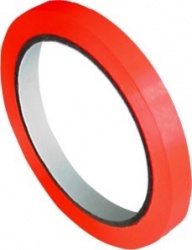Lepící páska pro zavírací strojek, červená 66m x 9mm [1 ks]