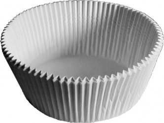 Cukrářské košíčky bílé i na muffiny nebo cupcakes O 60 x 27 mm [1000 ks]