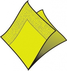 Ubrousky 3-vrstvé, 40 x 40 cm žlutozelené [250 ks]