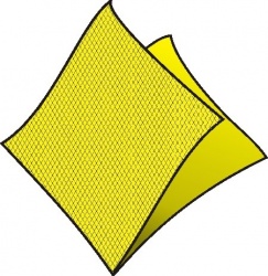 Ubrousky DekoStar 40 x 40 cm žluté [40 ks]