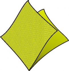 Ubrousky DekoStar 40 x 40 cm žlutozelené [40 ks]