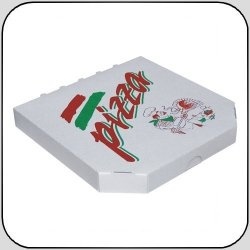 Krabice na pizzu -extra pevná- 32 x 32 x 3 cm [100 ks]