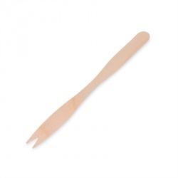 Vidlička svačinová dlouhá ze dřeva 14 cm (500 ks)