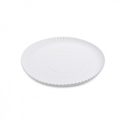 Papírové talíře hluboké  (PAP - 100% celulóza) O 26cm [50ks]