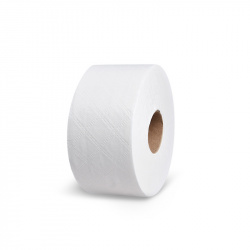 Toaletní papír, bílý s ražbou /perforace po 22,4cm, prům.18cm, 100m [12ks]