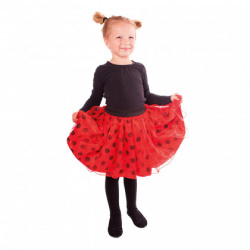 Kostým karnevalový - dětský TUTU sukně beruška s puntíky