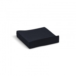 Ubrousky PREMIUM černé, v boxu (PAP - Airlaid) 20x20cm [100 ks] 