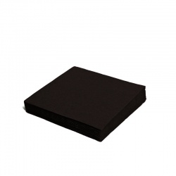 Ubrousek (PAP FSC Mix) 2vrstvý černý 33 x 33 cm [250 ks]