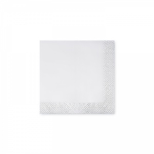 Ubrousky 3-vrstvé, 24 x 24 cm bílé [200 ks]