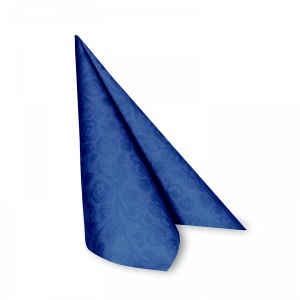 Ubrousky PREMIUM 40x40cm "dekor R" tmavě modré [50 ks]