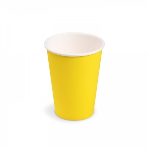 Papírový kelímek žlutý (PAP/PE - FSC Mix) prům.74mm 240ml [10ks]