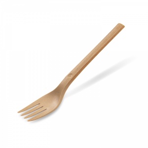 Vidlička přírodní hnědá (bio-kompozit) 17cm [50 ks]