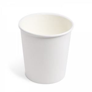 Papírová miska kulatá, bílá "L" 750ml (PAP/PE) prům. 115mm [50ks]