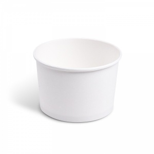 Papírová miska bílá (PAP/PE)  O110mm 475ml [50 ks]