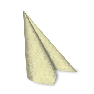 Ubrousky PREMIUM 40x40cm "dekor R" béžové [50 ks]