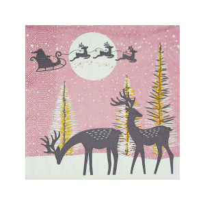Ubrousky  3-vrstvé Vánoce (PAP- FSC Mix) 33 x 33 cm [20 ks]