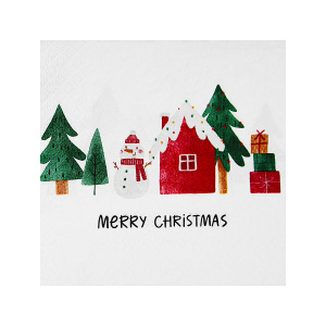 Ubrousky  3-vrstvé Vánoce (PAP- FSC Mix) 33 x 33 cm [20 ks]