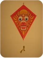Drak papírový - špejlata -  "Čínský drak" - 50x68cm