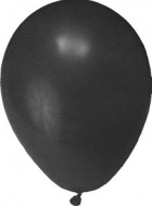Nafukovací balónky černé "M" [100 ks]