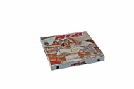 Krabice na pizzu z vlnité lepenky 30 x 30 x 3 cm [100 ks]
