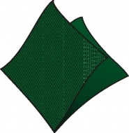 Ubrousky DekoStar 40 x 40 cm tmavě zelené [40 ks]