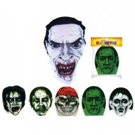 Maska látková Halloween, 6 druhů, cena za 1ks