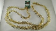 Řetěz vánoční  prům. 2,5 cm - zlatý 1,5m bal. 10 ks