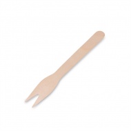 Vidlička svačinová ze dřeva 12 cm (500 ks)