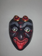 Maska dětská - Čert černý, nebo červený