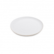 Papírové talíře hluboké  (PAP - 100% celulóza) O 24cm [50ks]