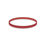 Gumičky červené silné (3 mm, O 8 cm) [1 kg]