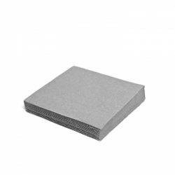 Ubrousky 3-vrstvé, šedé (PAP - FSC Mix) 40 x 40 cm  [250 ks]