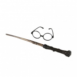 Sada kouzelník (Harry Potter)  - brýle  + hůlka
